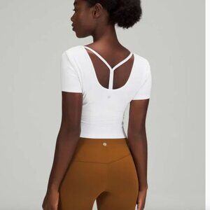 Lululemon Align T-shirt Size 14 White
